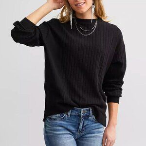 The Buckle Ribbed Knit Top